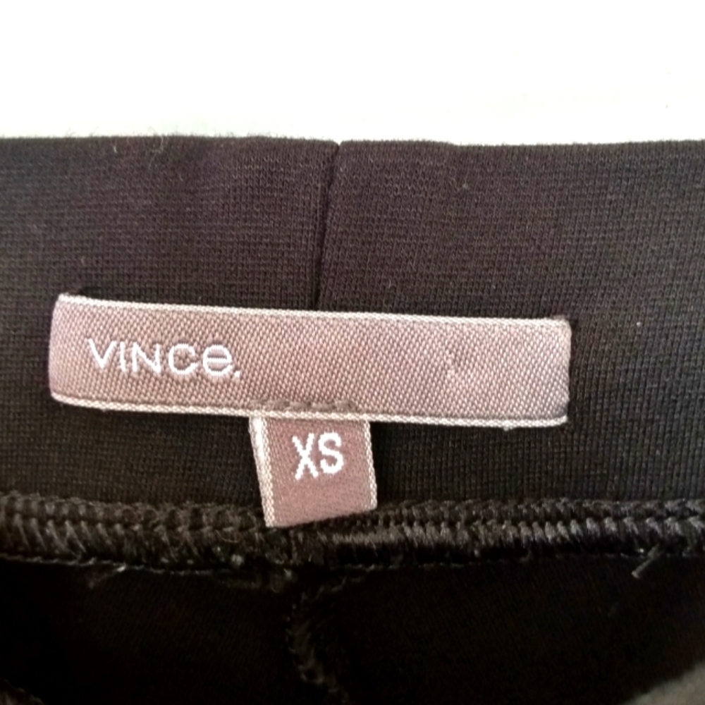 Vince Leggings Black XS Extra Small Made In USA Soft Neiman Marcus Nordstrom